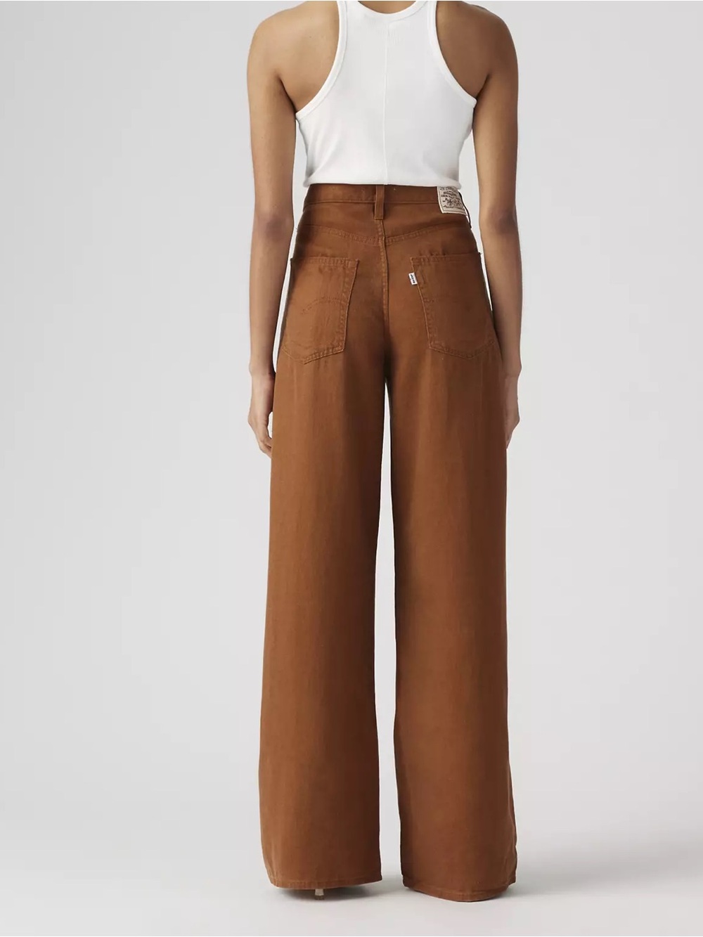 🤎 Levi’s Linen Blend Baggy Pants Sorrel Horse Brown 27